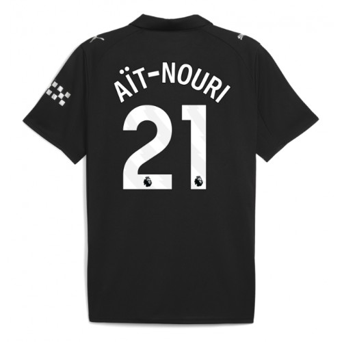 Lacne Muži Futbalové dres Manchester City Rayan Ait-Nouri #21 2025-26 Krátky Rukáv - Preč